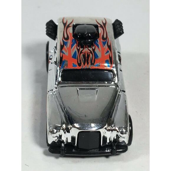 Hot Wheels 2006 Cockney Cab II Chrome Union Jack HW Chrome Burnerz Malaysia #2 - Picture 3 of 6